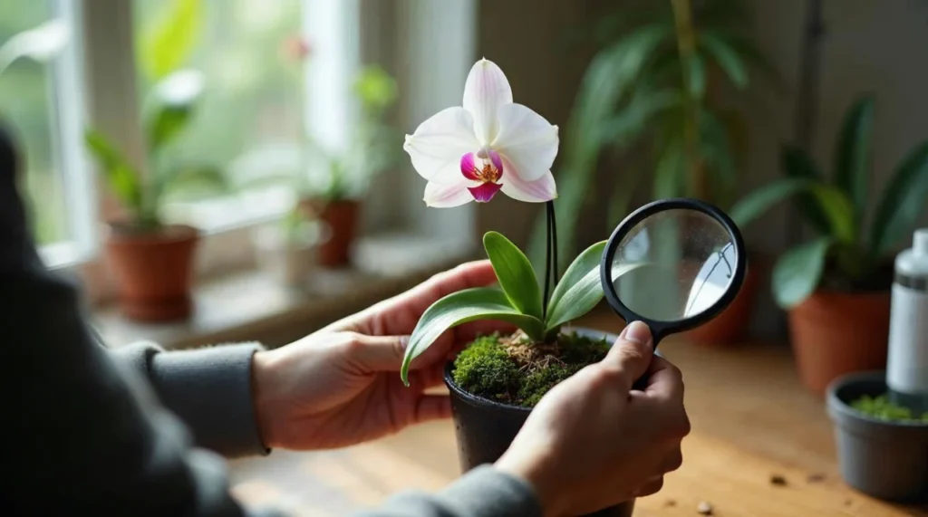 como cuidar de orquidea azul