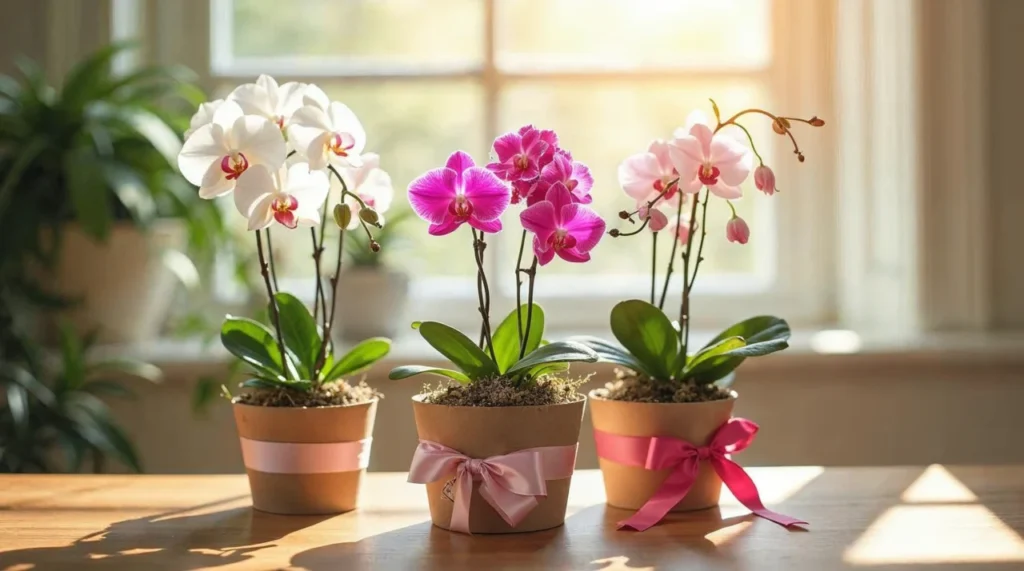 orquídea para presente
