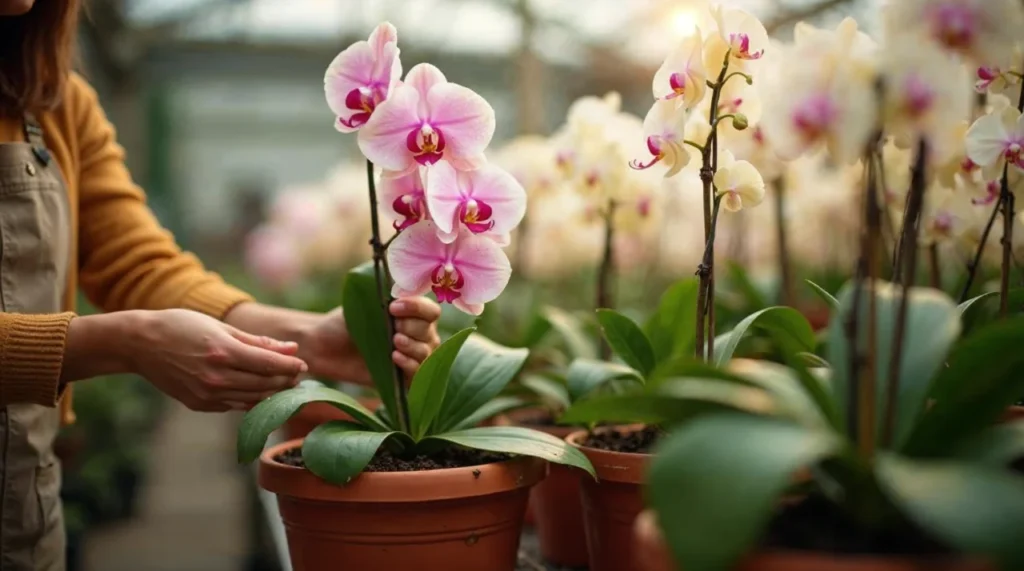 orquídea phalaenopsis cascata